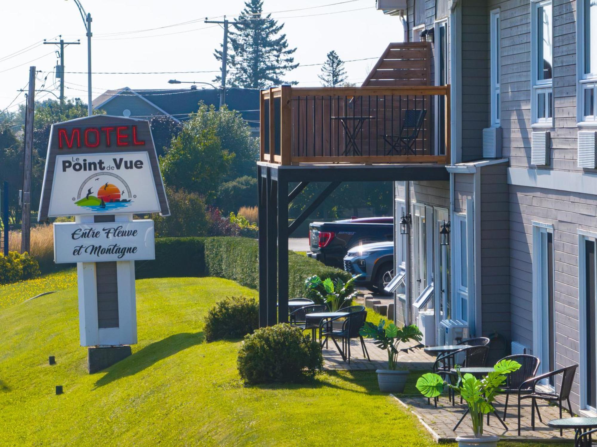 Motel Le Point De Vue La Malbaie Buitenkant foto