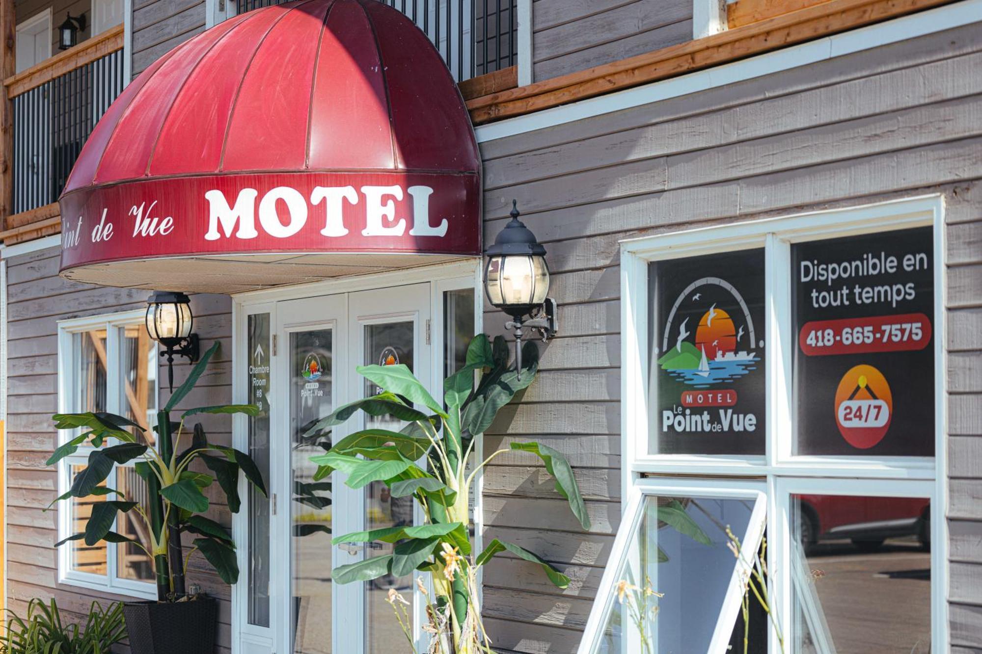 Motel Le Point De Vue La Malbaie Buitenkant foto