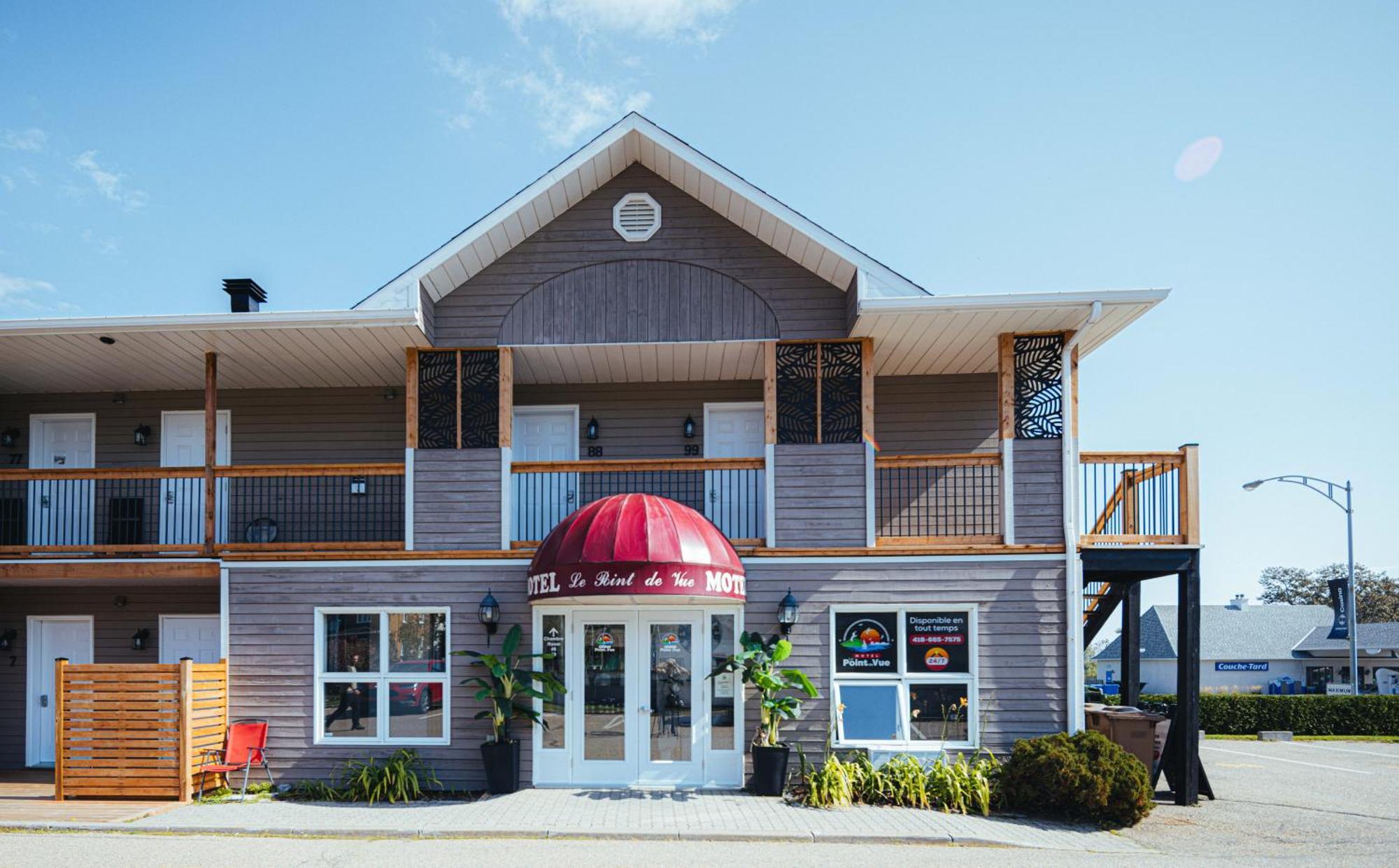 Motel Le Point De Vue La Malbaie Buitenkant foto