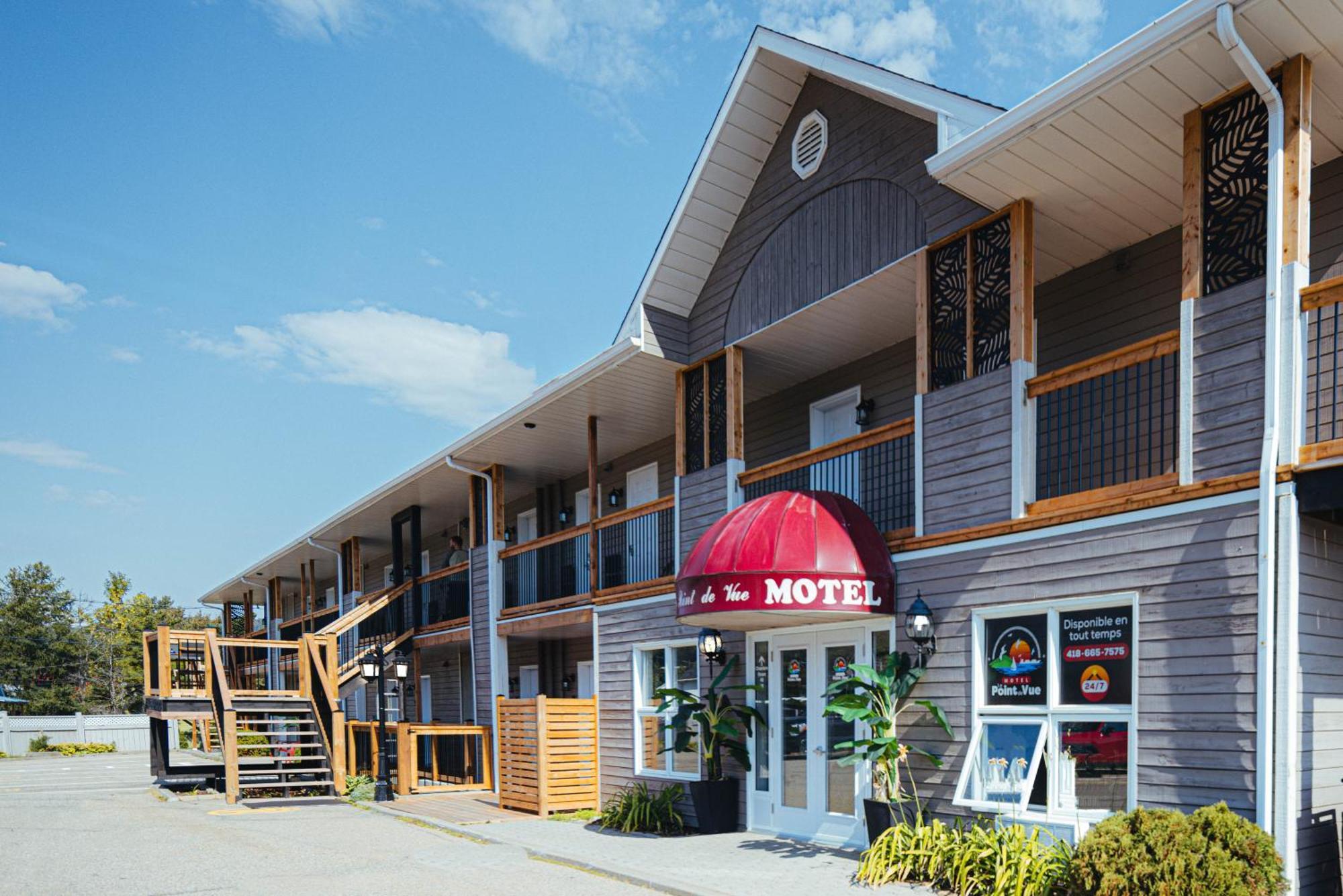 Motel Le Point De Vue La Malbaie Buitenkant foto