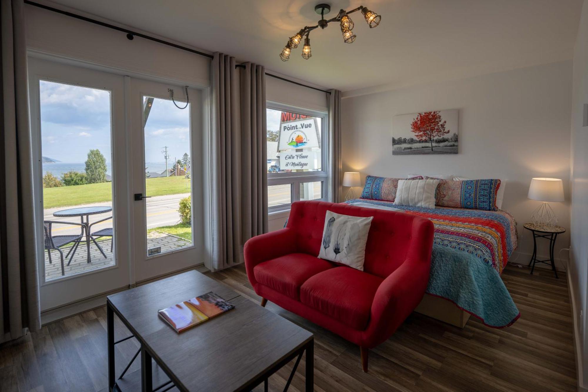 Motel Le Point De Vue La Malbaie Buitenkant foto